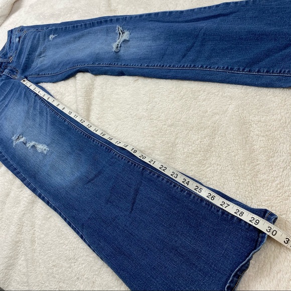 American Eagle Favorite Boyfriend Jeans Distressed 4 - Picture 11 of 13